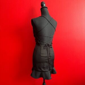 🖤 Corset NBD Ruffle Mini Dress